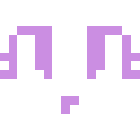 213 white pixels and 43 light purple ones